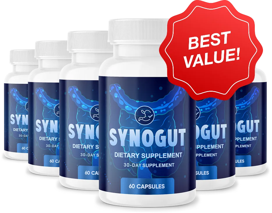 Synogut supplement bottle